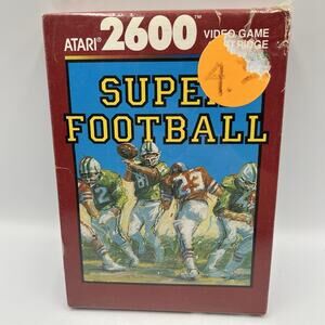 Super Football Atari 2600 video game cartridge NIB sealed box